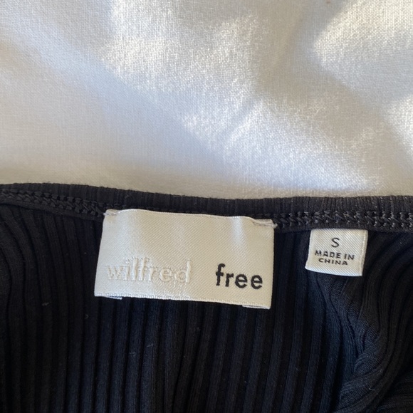 Wilfred free black ribbed bodysuit - Picture 3 of 3